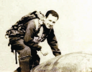 Greek pilot Tselepidis entering F-84G via Kirk Aug13